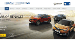 Desktop Screenshot of hoganmotorsennis.ie